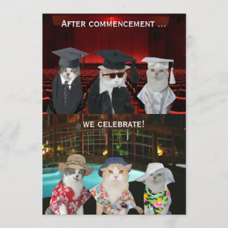 Invitación Divertida fiesta de graduación del Personalizable 
