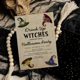 Invitación Divertida fiesta de Halloween para adultos 'Beban
