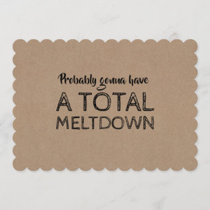 Invitación Divertida niñera de honor