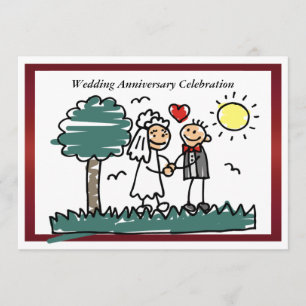 Invitación divertida para aniversario de bodas