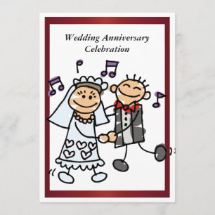 Invitación divertida para aniversario de bodas