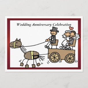 Invitación divertida para aniversario de bodas