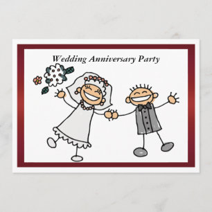 Invitación divertida para aniversario de bodas