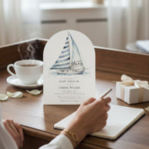 invitación divertida para baby shower Nauti Bouy n