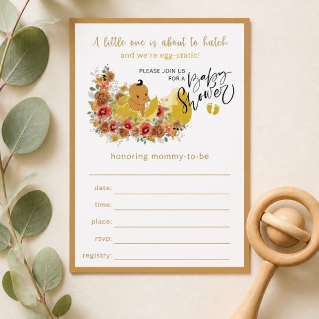 Invitación divertida para baby shower para rellena (Subido por el creador)