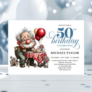 Invitación divertida para el cumpleaños número 50
