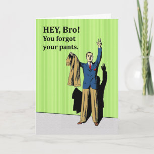 Invitación Divertida para Hermano para ser el Padr
