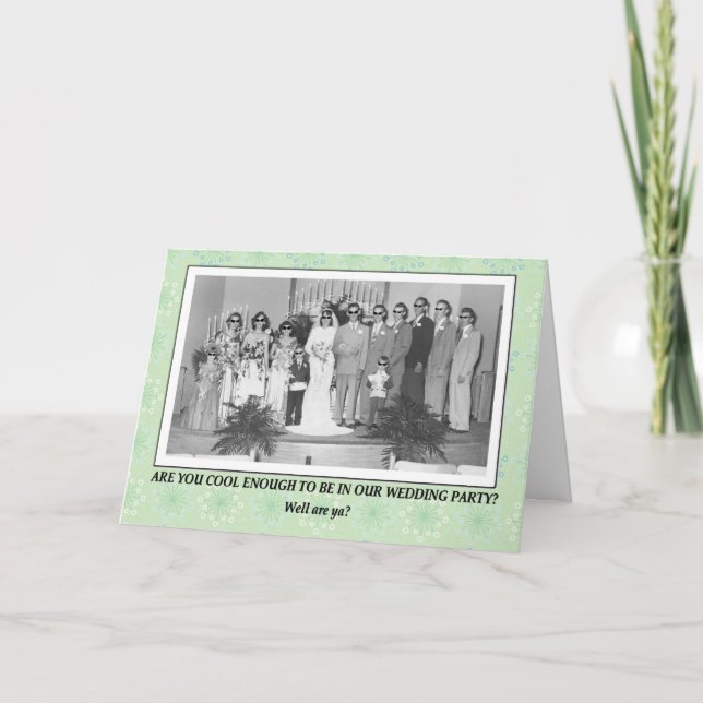 Invitación divertida para la boda (Anverso)