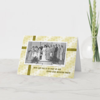 Invitación divertida para la boda