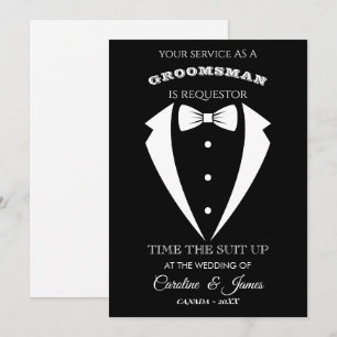Invitación Divertida para Padrino de Boda