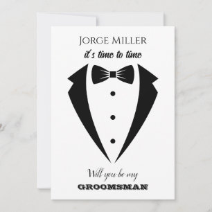 Invitación Divertida para Padrino de Boda