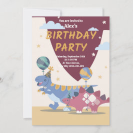 Invitación divertida para una fiesta de cumpleaños