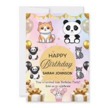 Invitación divertida para una fiesta de cumpleaños