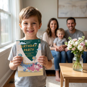 Invitación divertida para una fiesta de cumpleaños