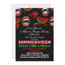 Invitación divertida para una fiesta de vampiros e