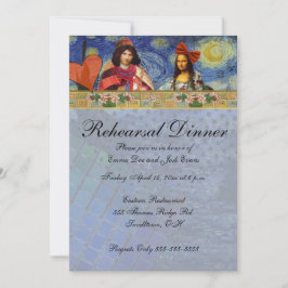 Invitación divertida y caprichosa para la cena de