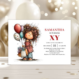Invitación divertida y extravagante para la fiesta