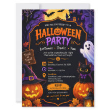 Invitación divertida y festiva a una fiesta espelu