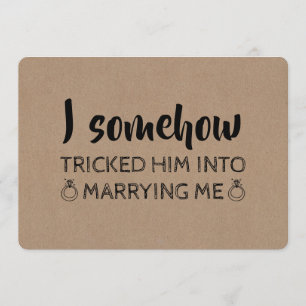 Invitación Divertida y graciosa dama de honor / propuesta de 