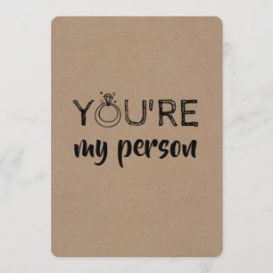 Invitación Divertida y graciosa dama de honor / propuesta de 