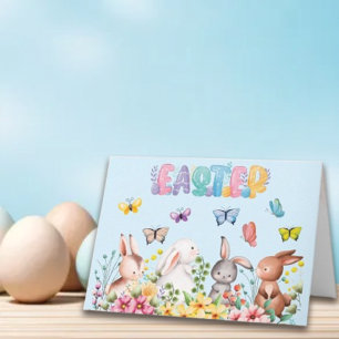 Invitación Divertido conejo feliz día de Pascua