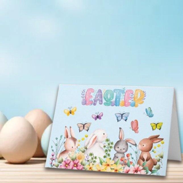 Invitación Divertido conejo feliz día de Pascua (Subido por el creador)