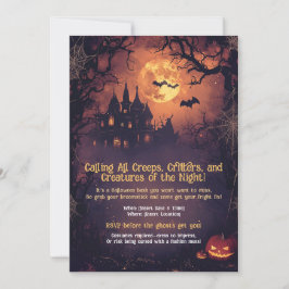 Invitación Divertido llamando a todos los creyentes, criatura