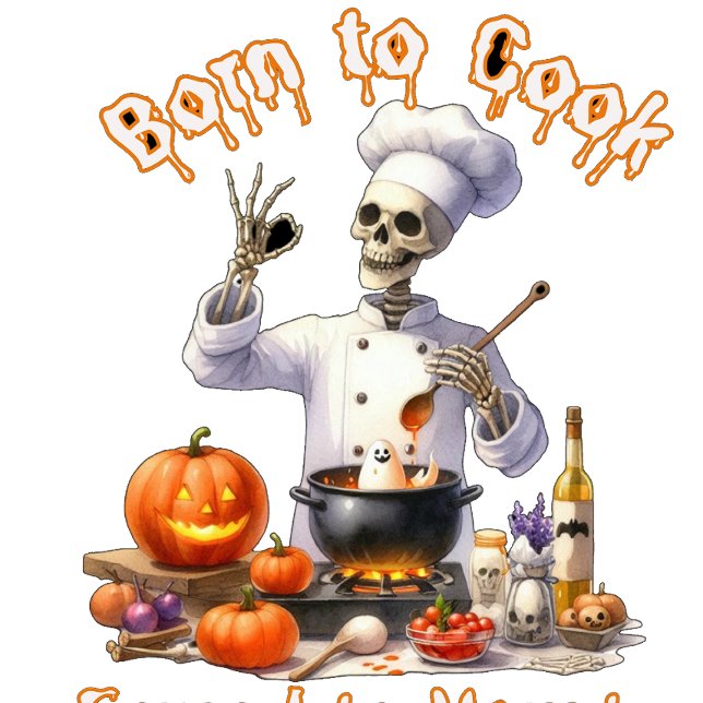 Invitación Divertido Nacido para Cocinar Forzado a Atormentar (Subido por el creador)