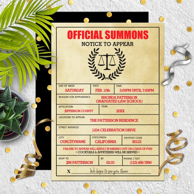 Invitación Divertido partido de graduación de la Facultad de  (Subido por el creador)