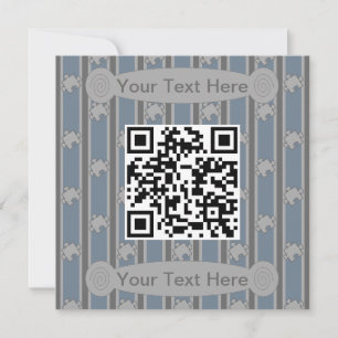 Invitación Divertido rompecabezas QR Code