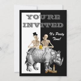 Invitación Divertido steampunk gótico