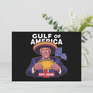Invitación Divertido Trump Golfo De Nosotros América 2025 Tru