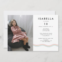 Divertido Vibrant Flower Photo Birday Party