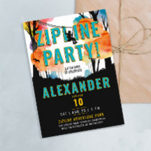 Divertido Zipline colorido Fiesta Adventure Waterc