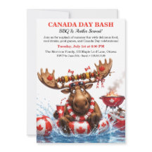 Diviértete con alce canadiense Fiesta de barbacoa 