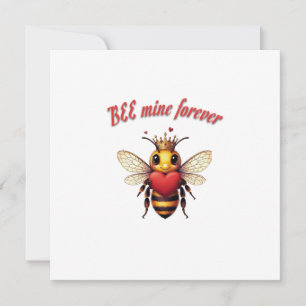 Invitación Diviértete con un Valentín de Abeja Gracioso 