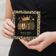 Diviértete Cumpleaños Leopardo Reina Treinta Cumpl
