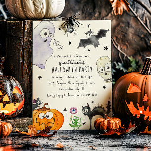 Invitación Diviértete en Halloween para Niños Lindos