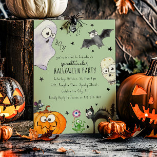 Invitación Diviértete en Halloween para Niños Lindos