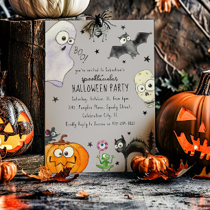 Invitación Diviértete en Halloween para Niños Pequeños