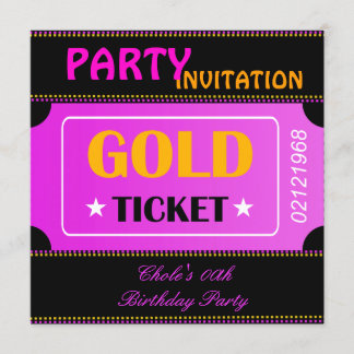Invitación Diviértete en la fiesta de cumpleaños chicas adole