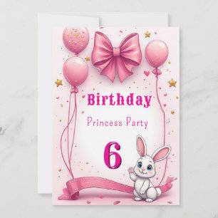 Invitación Diviértete en la Fiesta de Cumpleaños del Conejo R