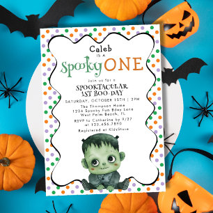 Invitación Diviértete espeluznante uno primer día de Boo fies