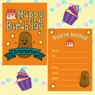 Invitación Diviértete Feliz Cumpleaños Papa Personalizado