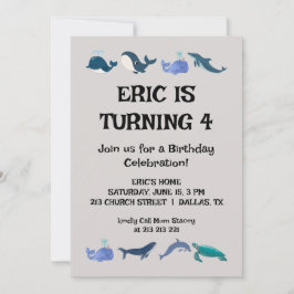 Invitación Diviértete Fiesta de Cumpleaños de Niños 