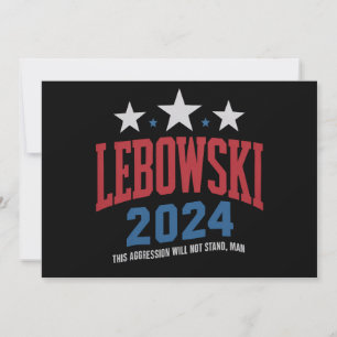 Invitación Diviértete Lebowski Votación Electoral Política 20