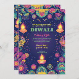 Invitación Divina armonía de diwali