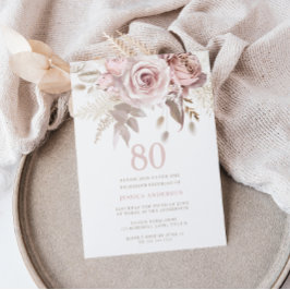 Invitación Divina fiesta de cumpleaños de Rubor Rosa Rosa Ros