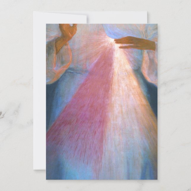 Invitación Divina Misericordia Original De Kazimirowski (Anverso)