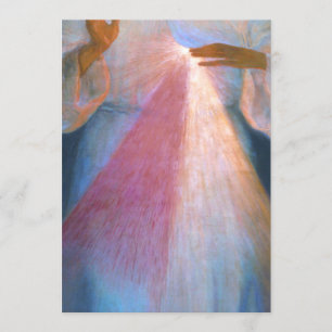 Invitación Divina Misericordia Original De Kazimirowski